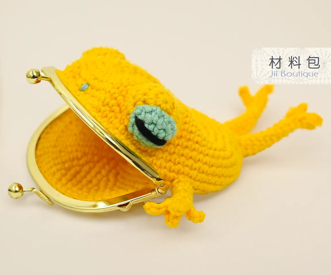 青蛙口金包:: 小吉鋪毛線精品