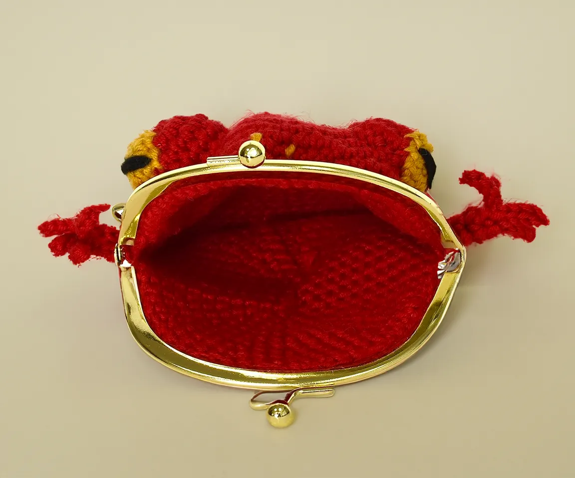 青蛙口金包:: 小吉鋪毛線精品